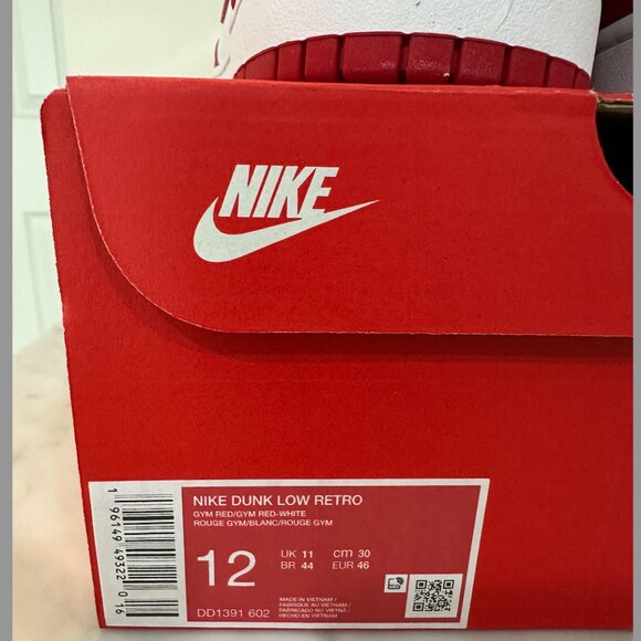 Nike Mens Dunk Red "USC"  NEW, NWT, NEVER WORN.  Size 12 - Picture 3 of 8